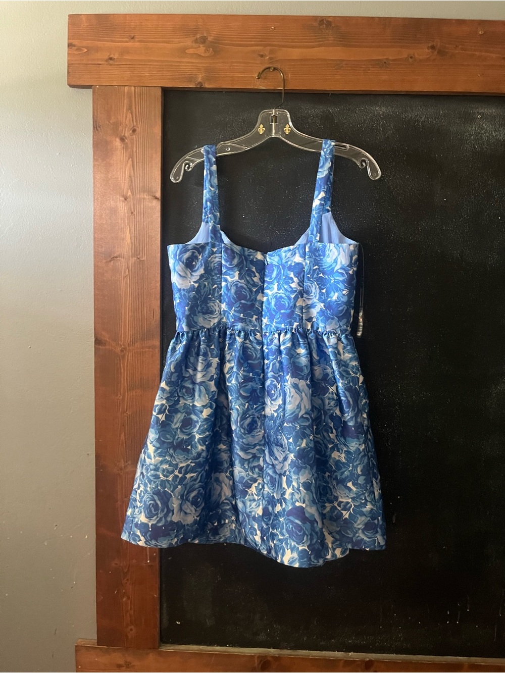 Sachin + Babi Cora Blue White Floral Dress size 10 euc - Picture 8 of 8